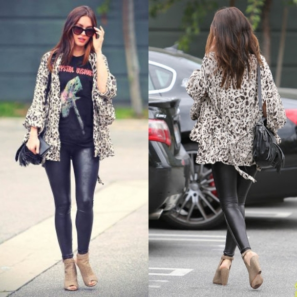 Spell designs wild ones short kimono robe leopard - Picture 4 of 13